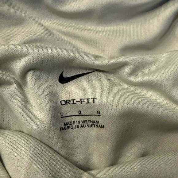 Nike Running Shorts Dri-Fit Mesh Women's Size LARGE, Olive Aura - Picture 2 of 6